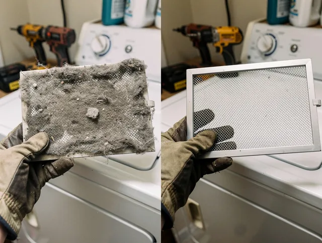 Professional lint trap cleaning by Poinciana Dryer Vent Cleaning in Poinciana