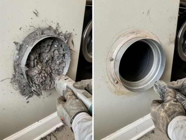 Professional clogged vent cleaning by Poinciana Dryer Vent Cleaning in Poinciana