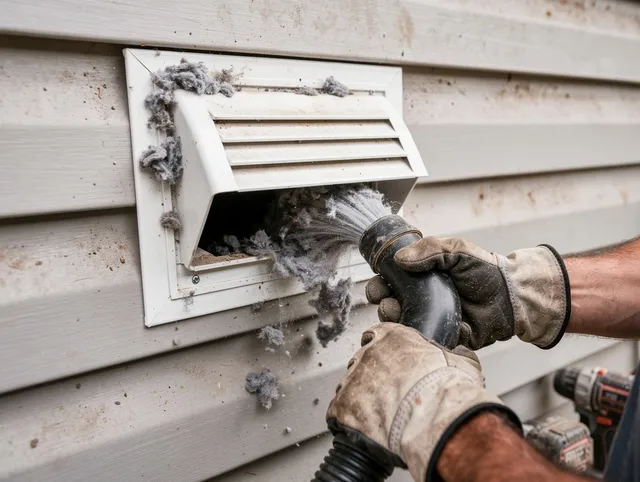 Professional dryer vent cleaning by Poinciana Dryer Vent Cleaning in Poinciana